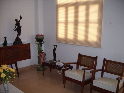 'Living room' Casas particulares are an alternative to hotels in Cuba.